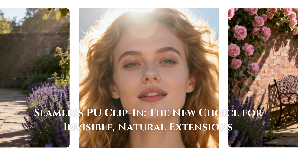 Seamless PU Clip-In: The New Choice for Invisible, Natural Extensions