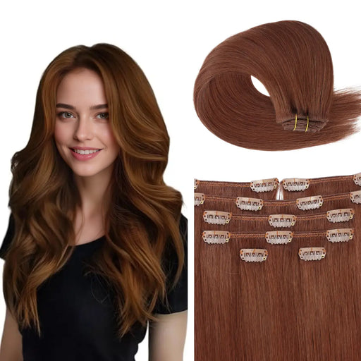 Clip-in hair extensions, Remy human hair, long and voluminous, easy to attach, reusable, straight, wavy, natural-looking, seamless, salon-quality, hair length extensions, temporary hair lengthening, thickening, hair styling, DIY hairstyle, premium hair extensions, lightweight and comfortable.