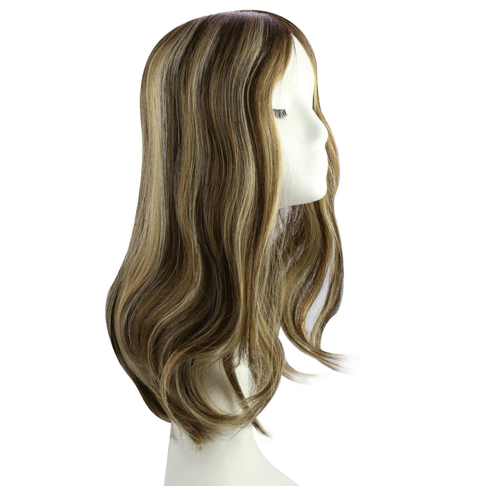 virgin hair topper,hair piece topper,hair extension,Topper for Woman,Sunny Hair Topper,Silk hair topper,mono topper hair,silk base hair topper,female hair topper for thinning crown,best hair topper,hair topper for thinning hair,topper for hair,mono hair topper,mono top human hair topper,14 inch hair extensions,16 inch hair extensions,12 inch hair extensions,distribute seams at will,invisible topper,large base topper,best curly hair products,mid taper curly hair