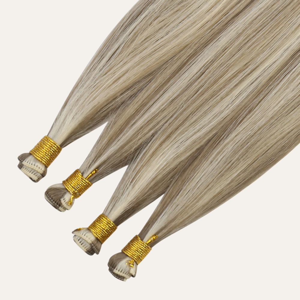 hand tie weft hair extensions,sew in hair extensions