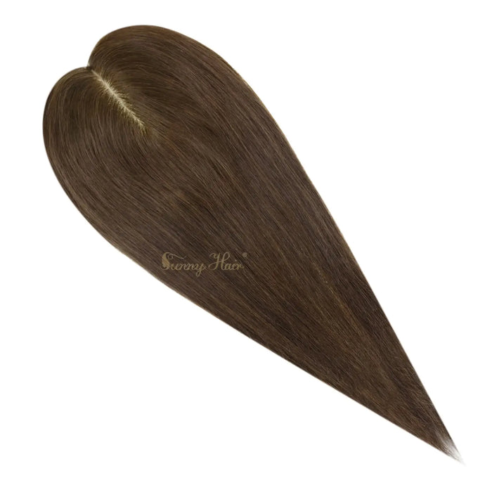 fishnet hair pieces women toppee,fishnet topper for women hair loss,Mono Topper,human hair topper,high-quality virgin hair extensions,hair topper women,hair topper,wig,hair topper silk base,hair topper human hair,dark brown hair topper,brown hair topper,natural brown hair topper,dark brown hair topper,Fishnet topper with invisible parting,Fishnet hair topper with natural part