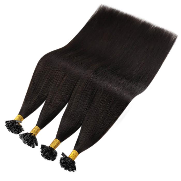 k tip hair extensions,tip hair extensions,dark brown hair extensions,human hair,sunny hair,tip hair