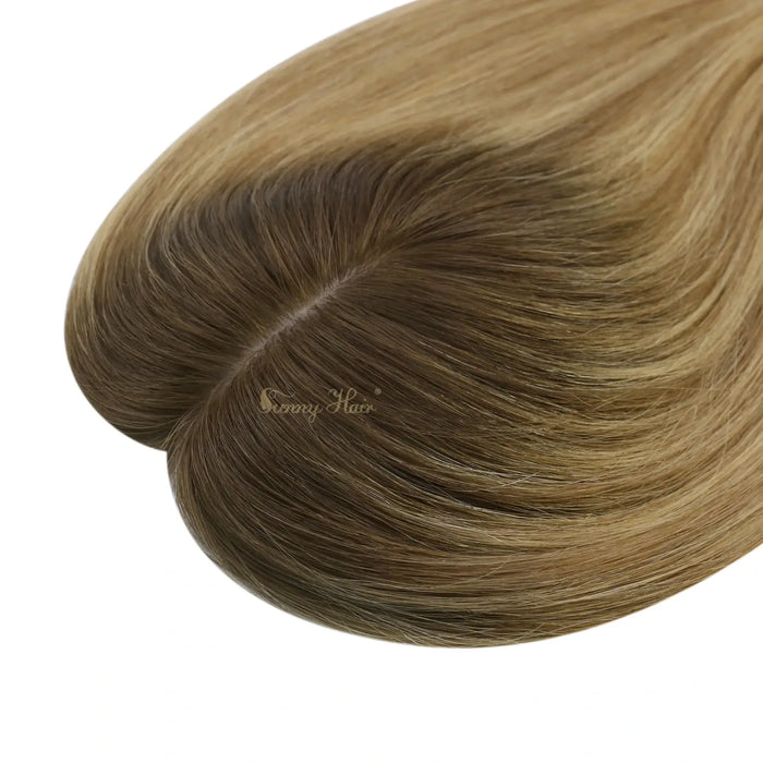 Sunny Hair Topper,Silk hair topper,mono topper hair,Mono Topper,human hair topper,high quality virgin hair extensions,hair topper women,hair topper wig,hair topper silk base,hair topper human hair,hair topper for women,light brown hair topper,platinum blonde hair topper,blonde human hair topper,balayage hair topper,borwn highlight,blonde highlight