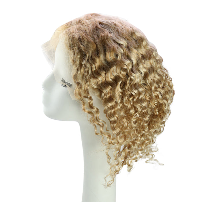 [50% OFF]Curly Wig Lace Front Human Wigs with Baby Hair Kinky Curly #12/613