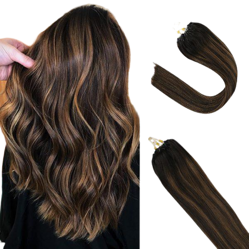 micro link human hair extensions highlights