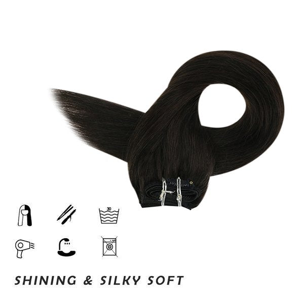 best clip in hair extension straight clip in hair extension seamless hair extensions clip in clip in weave 100% healthy human hair real human hair easily apply easily install easily remove quality hair
