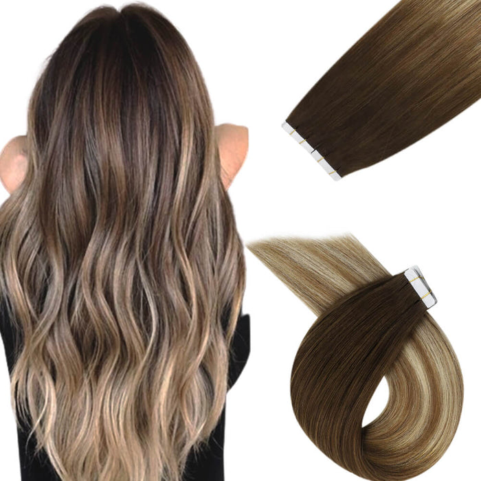 sunny hair tape in extensions hair tape extensions best tape in hair extensions tape in human hair extensions hair extensions tape in,Platinum Blonde Hair Seamless Hair Tape ins for Short Hair