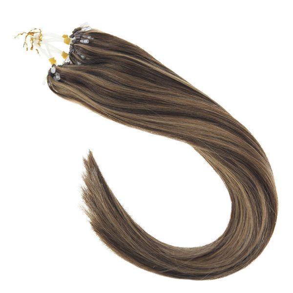 100% human hair extensions micro ring
