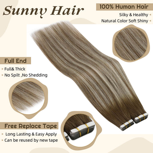 sunny hair tape in extensions hair tape extensions best tape in hair extensions,Hair Tape ins for Short Hair Straight Hair Extensions Real Human