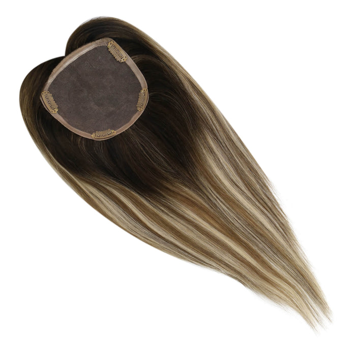 mono topper hair,Mono Topper,human hair topper,high quality remy hair extensions,hair topper women,hair topper wig,hair topper silk base,hair topper,best hair extensions,hair extensions for thin hair,best clip in hair extensions,clip-in hair extensions,18 inch hair extensions,natural appearance,easy remove,easy wear,easy apply,easy application,topper with center parting,Hair Volumizers,Clip-In Hair Volumizers