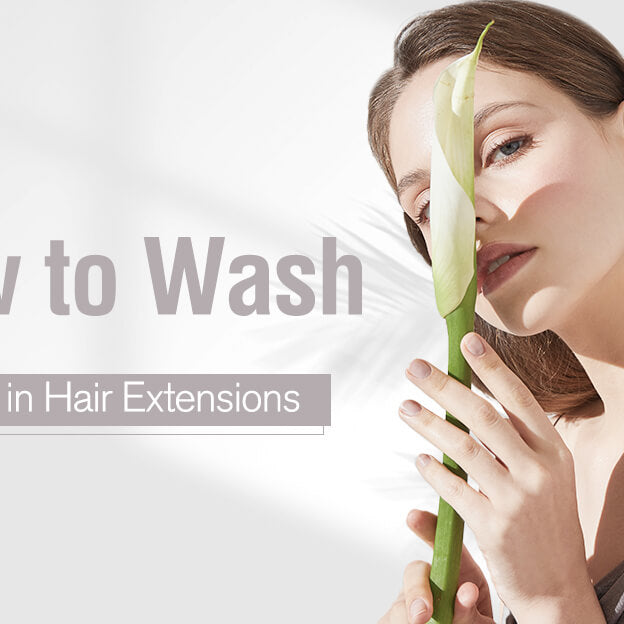 How to Wash Tape in Hair Extensions