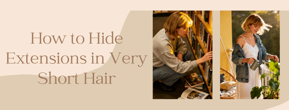 How to Hide Extensions in Very Short Hair