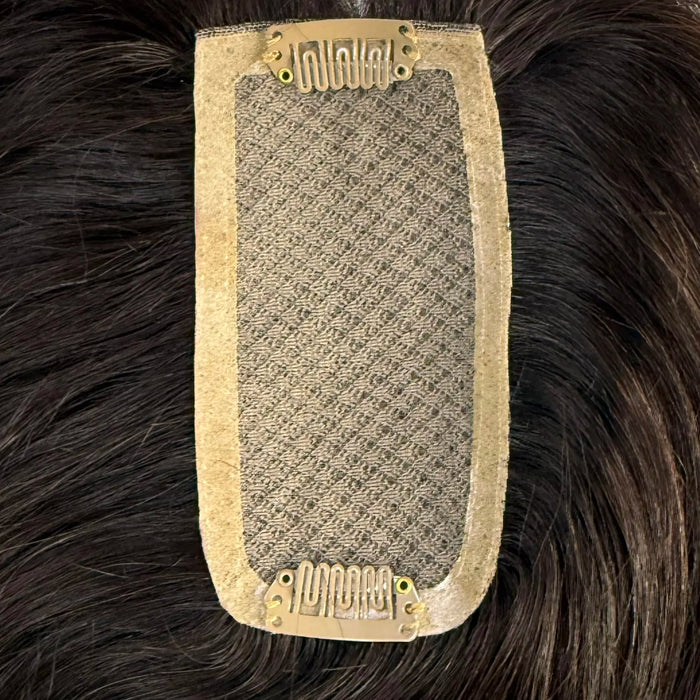 [US Only - Final Sale] Human Hair 12*6 Topper  #1B 16inch