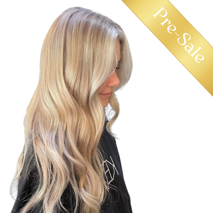 [Pre Sale] Sunny Hair Virgin Hair Balayage Blonde Fishnet Mono Topper #16/22