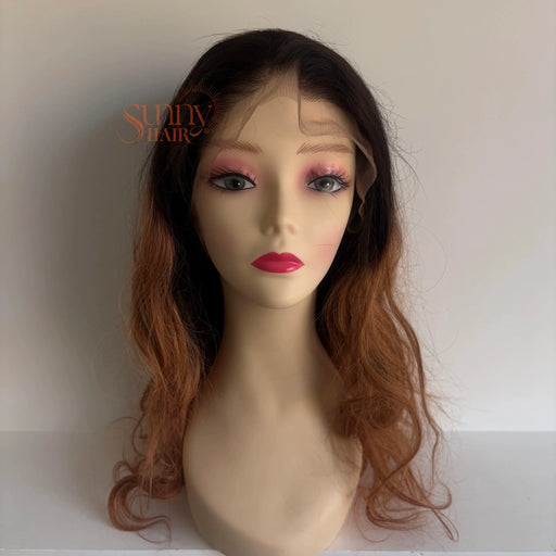 Ombre Black to Blonde Wig, Human Hair Lace Front Wig, Lace Front Wig with Baby Hair, Black to Blonde Ombre Wig, Lace Front Ombre Wig, Blonde Ombre Lace Front Wig, Human Hair Ombre Wig, Lace Front Wig with Baby Hair, Black and Blonde Ombre Wig, Ombre Lace Front Wig