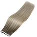 sunny hair tape in real human hair blonde double side glue in hair tape blonde balayage tape remy hair skin weft tape ins hair ombre blonde tape on extensions human hair blonde
