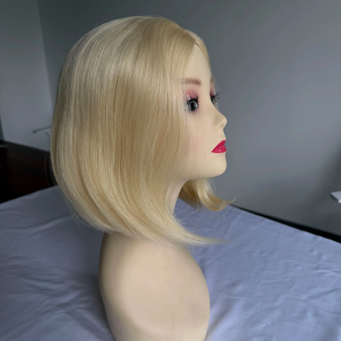 [US Only - Final Sale] Bob Human Hair Wigs Blonde #60 12inch