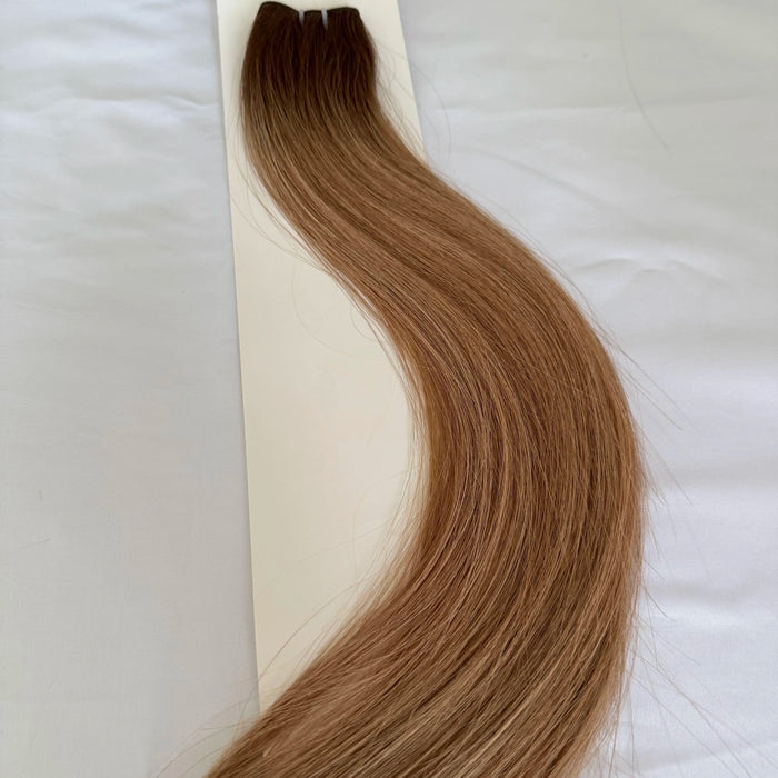 [US Only - Final Sale] Genius Weft Hair Extensions Virgin Hair Brown with Blonde #2/4/27