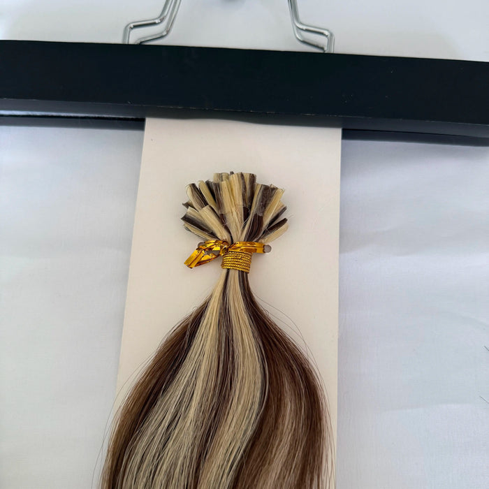 [US Only - Final Sale] Virgin Human Hair 18 Inch U Tip Human Hair Extensions #P4/613