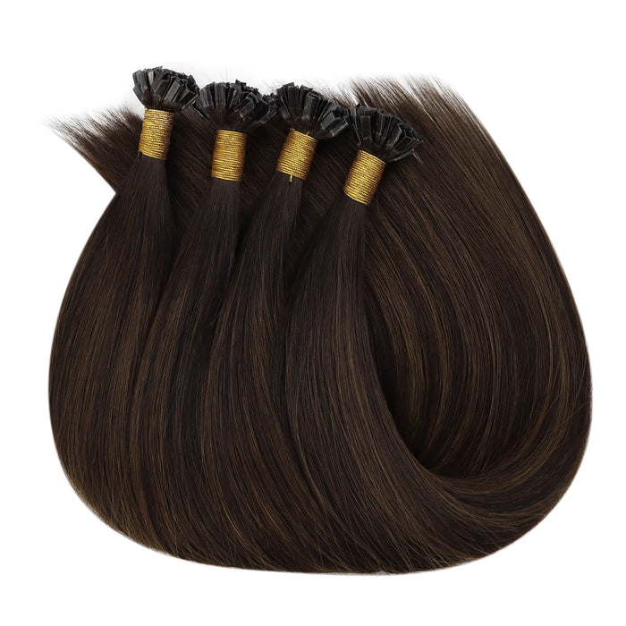 hair extensions,k tip hair extensions,balayage brown hair extensions human hair,sunny hair