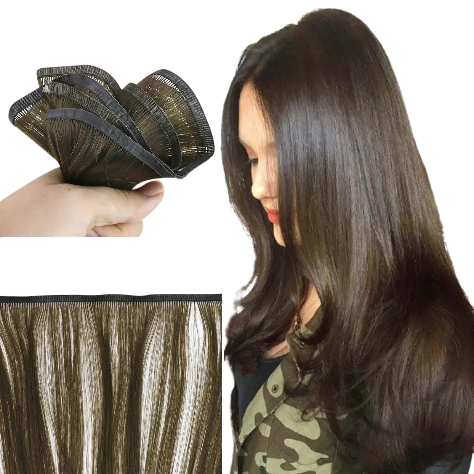 flat_silk_weft_hair,sunny_hair_extensions