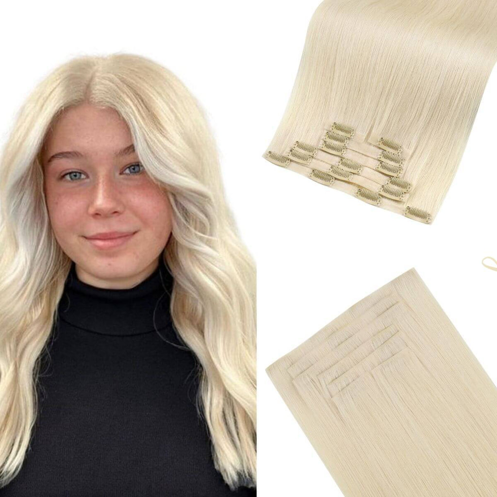 Virgin Hair PU Invisible Clip Hair — SunnyHair