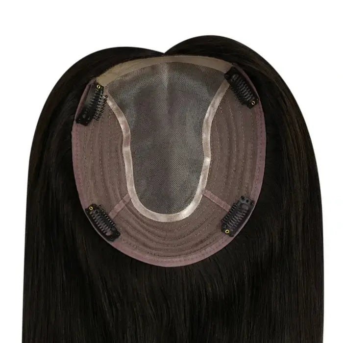 hair topper for women,hair topper for thinning crown,hair topper clip on,hair topper,Silk hair topper,mono topper hair,14 inch hair extensions,16 inch hair extensions,18 inch hair extensions,virgin hair extensions,human hair topper,silk base hair topper,top hair topper,real hair topper,topper hair extensions,clip on hair topper,high quality hair extensions,100% real hair,black hair topper,topper hair black,Hair Volumizers,Clip-In Hair Volumizers