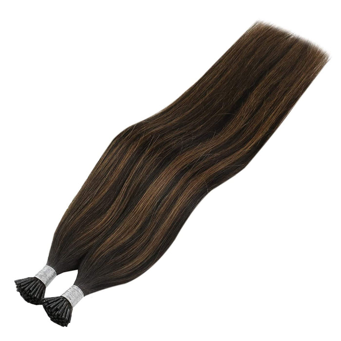 [50% OFF] Keratin Stick I Tip Balayage Brown Human Hair Extensions #2/2/6