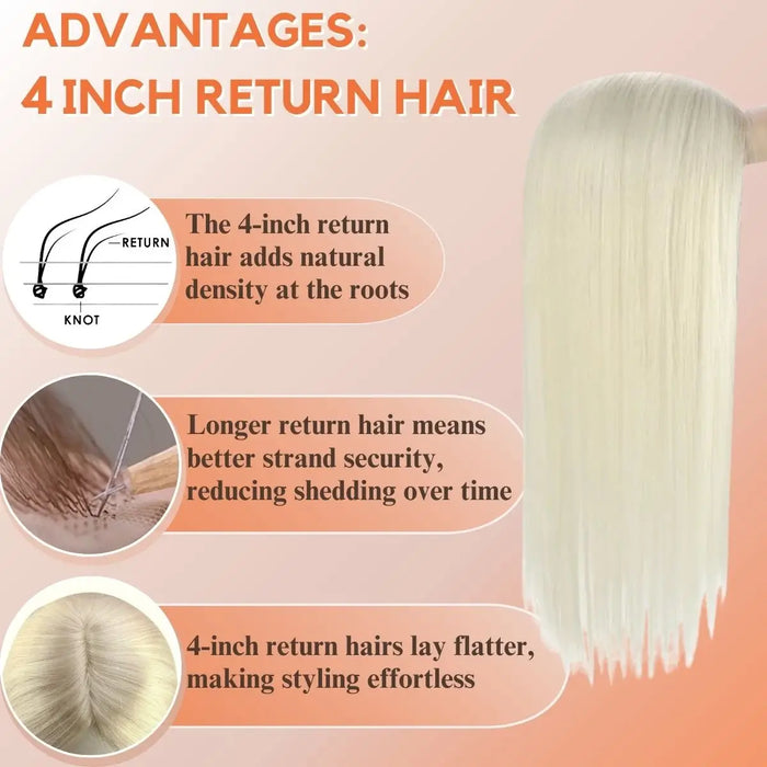 human hair topper,high quality remy hair extensions,hair topper,women hair topper,wig,hair topper silk base,hair topper human hair,hair extensions,clip in hair extensions,human hair extensions,extensions hair,best hair extensions,blonde hair topper,light yellow hair topper,platinum blonde hair topper,Hair Volumizers,Clip-In Hair Volumizers