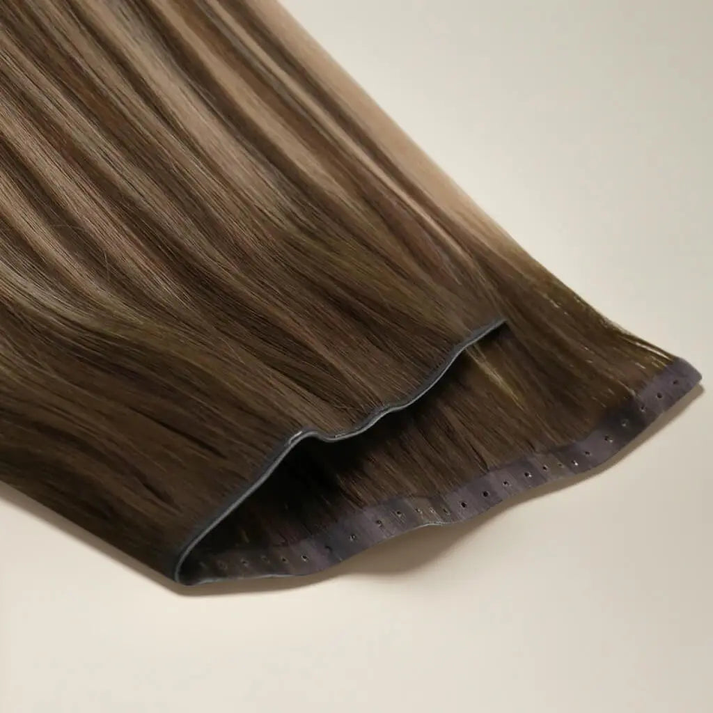 weft hair extensions,pu hole invisible weft,