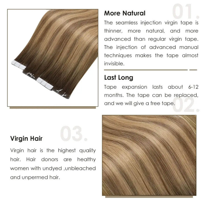 best tape in hair extensions,real hair extensions,tape-ins