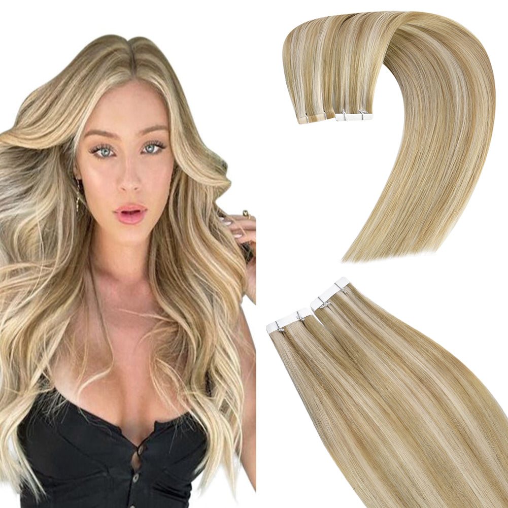 Shop Virgin Seamless Tape In Clip In Pre Bonded Human Hair Extensions ...