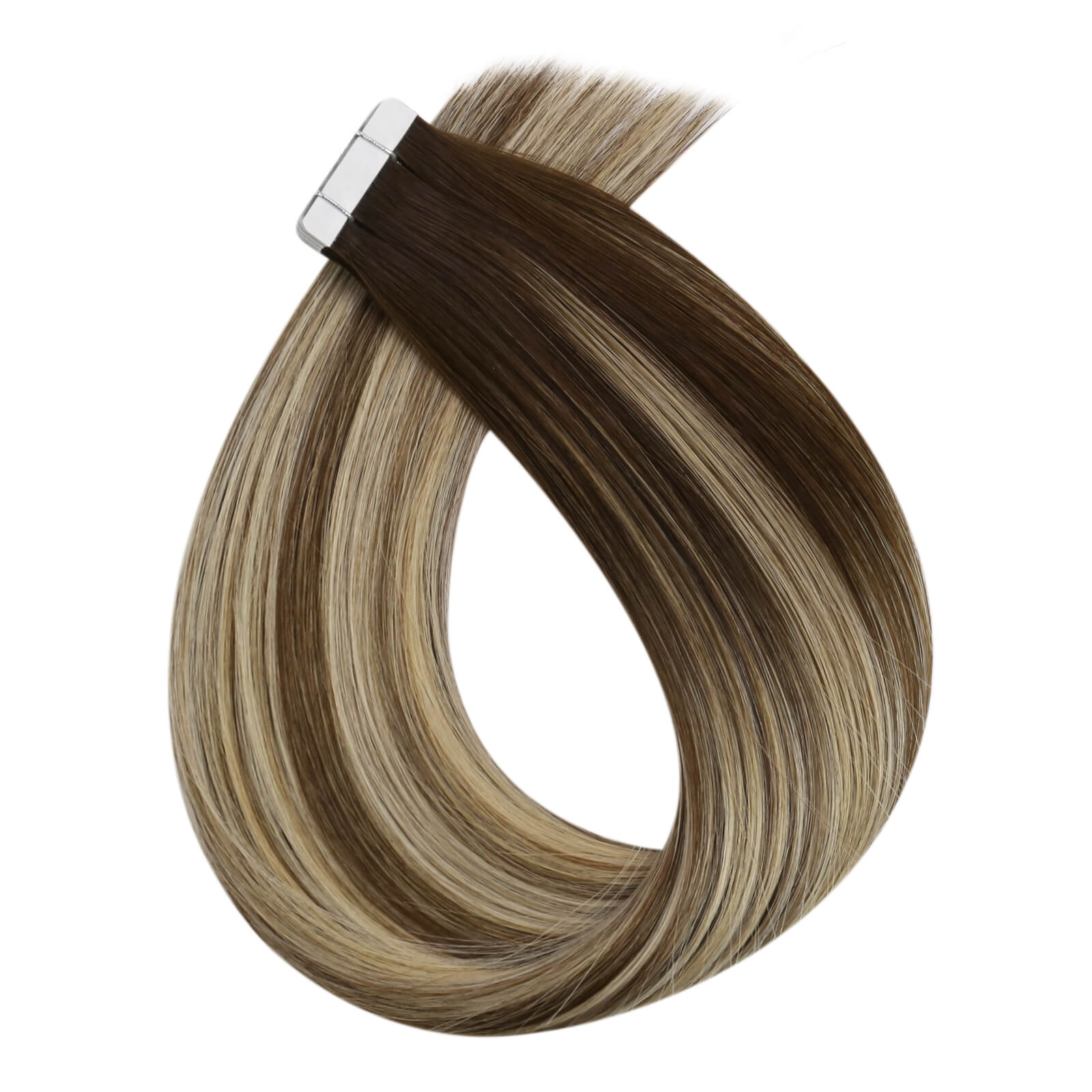 sunny hair in tape extensions, blonde tape in extensions, best quality virgin tape in hair extensions, high quality, natural tape ins, salon quality hair, long life hair