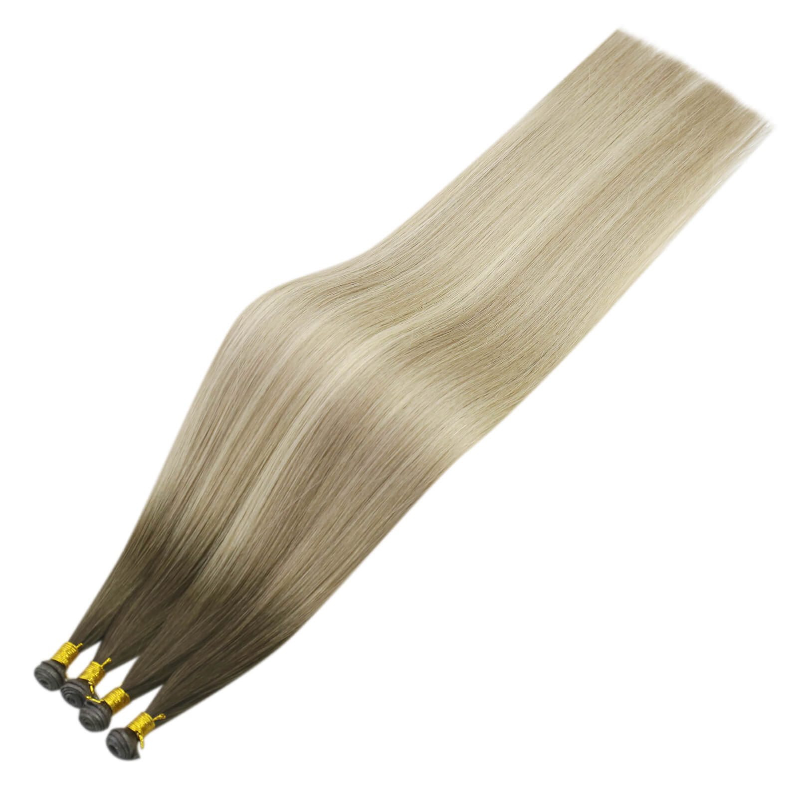 Sunny Hair Genius Weft Extensions Virgin Hair Balayage Blonde Hair #4/7/80