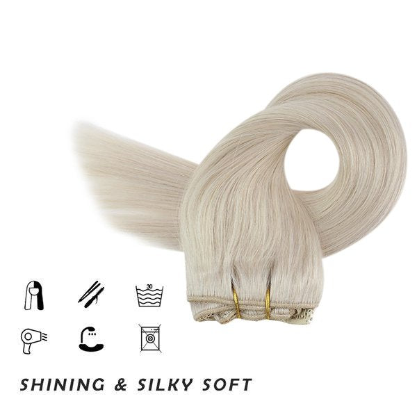 Sunny clip hair extensions for girls easily install easily remove quality hair salon quality hair clip in hair professional hair thick end hair silky smooth hair
