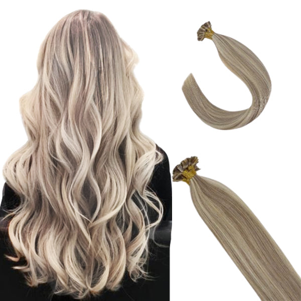 Human hair extensions outlet fusion