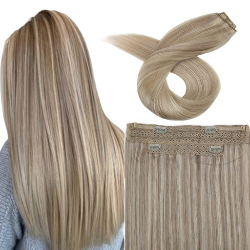 halo hair salon,sunny hair halo human hair extensions,invisible wire, best halo hair extensions, blend well with your hair, comfortable, double weft, easy to apply, fish line hair weft one piece