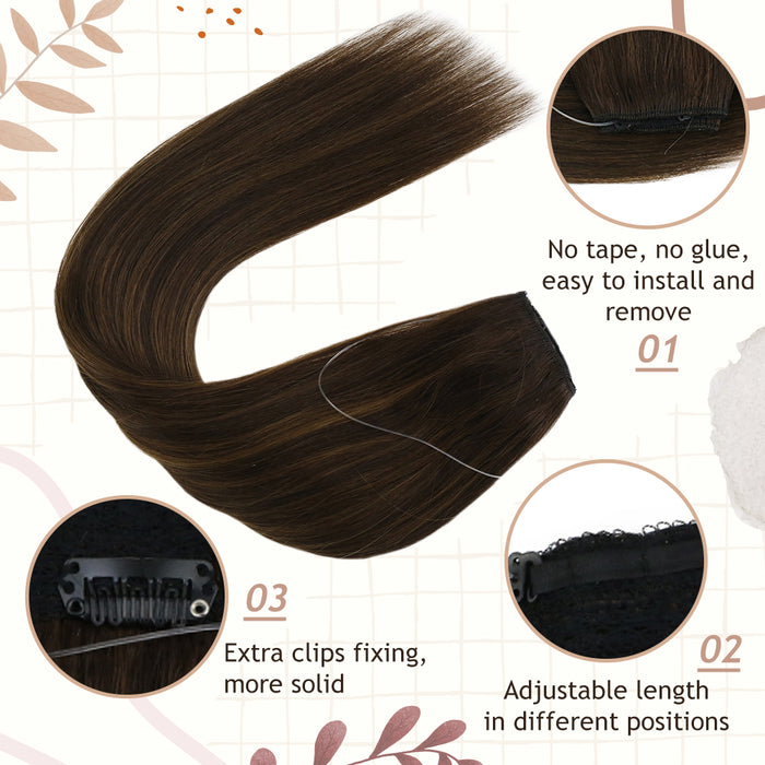 halo extensions human hair,halo hair extensions clip in, 100% healthy human hair,real human hair, easily apply, easily install, easily remove, quality hair, salon quality hair, permanent halo hair
