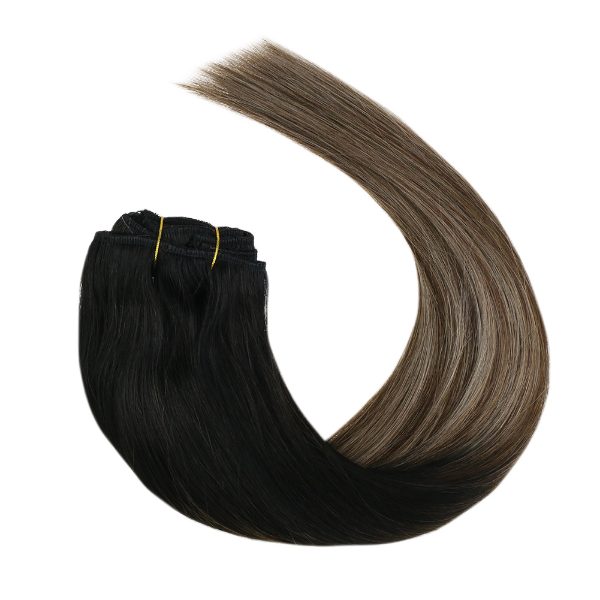 clip in hair extensions natural hair clip ins  easily install easily remove quality hair salon quality hair clip in hair