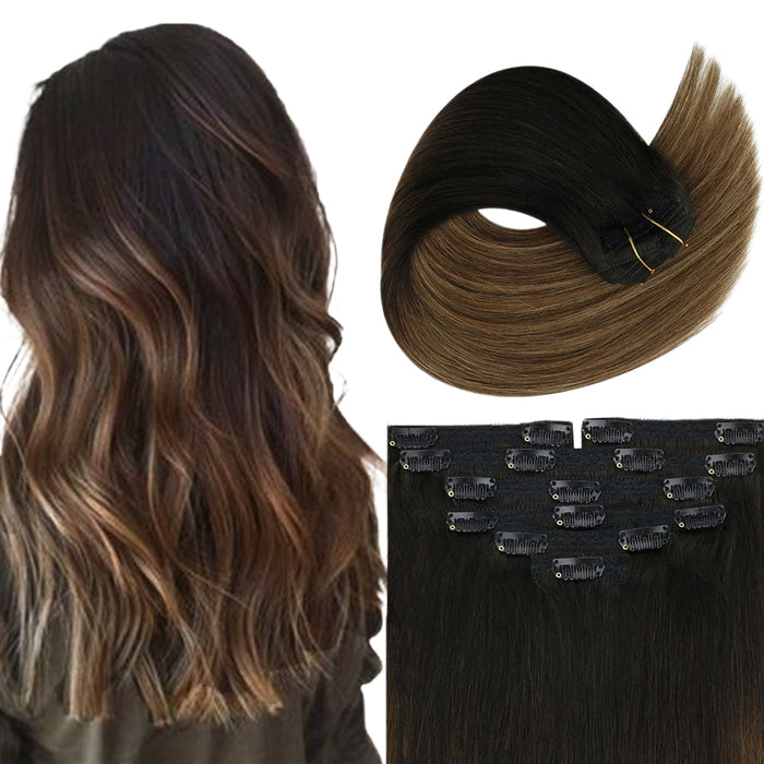 Hat Hair Extensions: Smooth & Staright Caramel