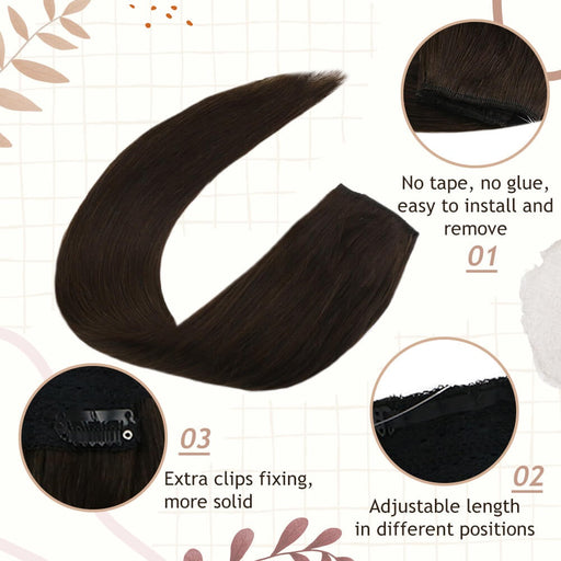 halo extensions human hair, comfortable, double weft, easy to apply, fish line hair weft one piece, fixed well, Sending fish line, flip hair, flip in hair extensioins, flip on hair, hair extensions, hair piece, halo hair