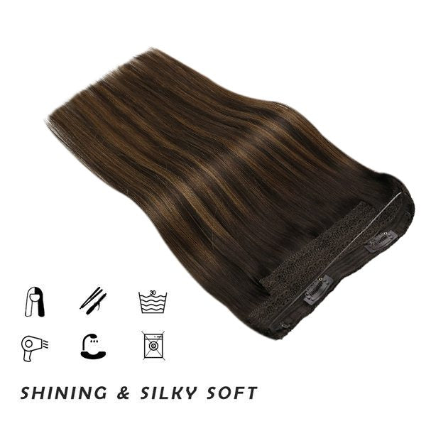 sunny hair extensions sitting pretty halo hair,halo real human hair, fashion color,naturally look hair,  thick end hair, stable size Halo hair