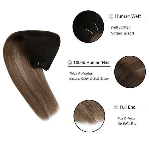 100% human hair extensions