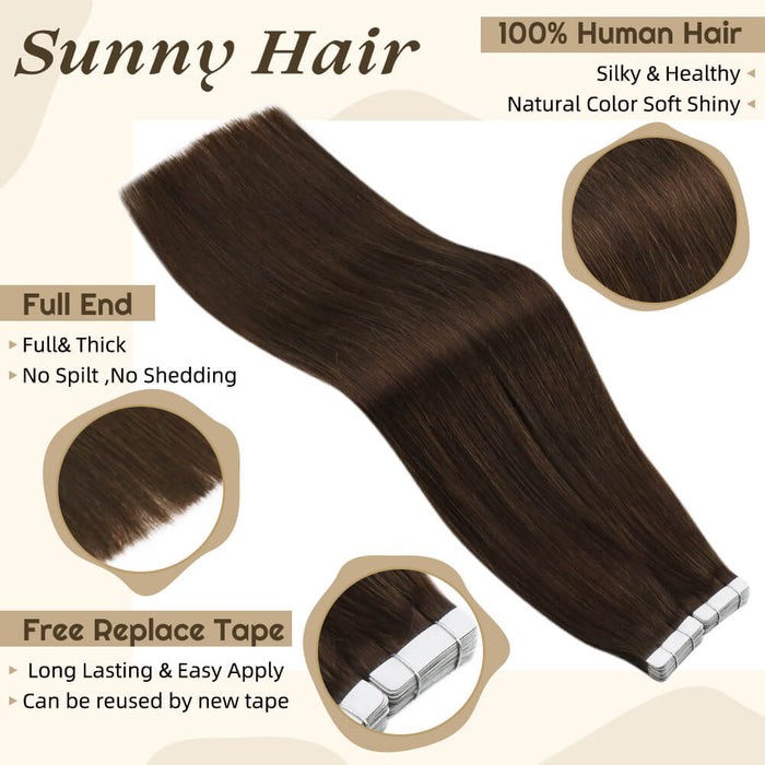 Sunny Hair，sunny hair tape in extensions，best tape in hair extensions，tape in human hair extensions hair extensions tape in