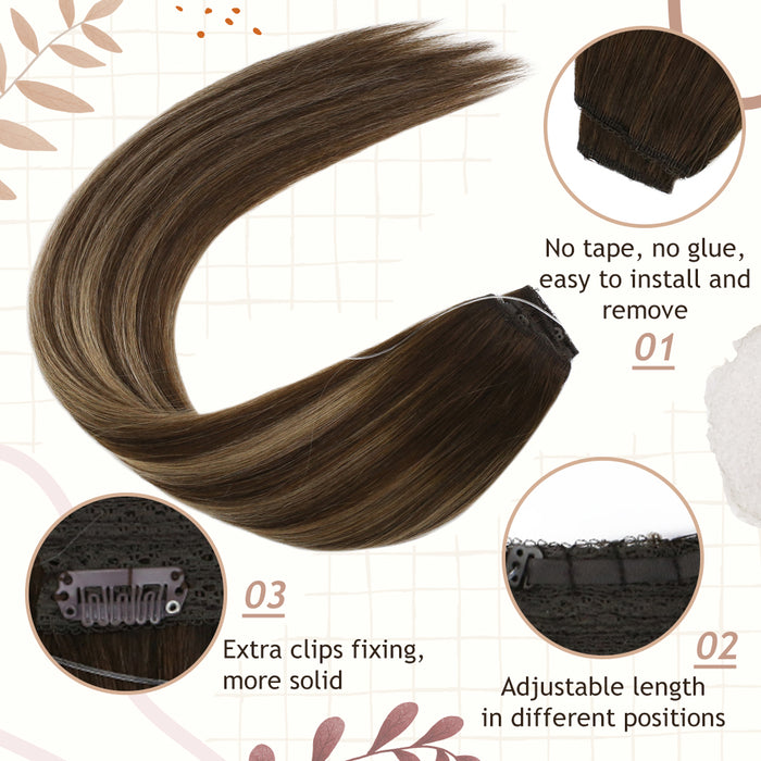 halo extensions human hair,fish line, flip hair, flip in hair extensioins, flip on hair, hair extensions, hair piece, halo hair,halo hair extensions clip in