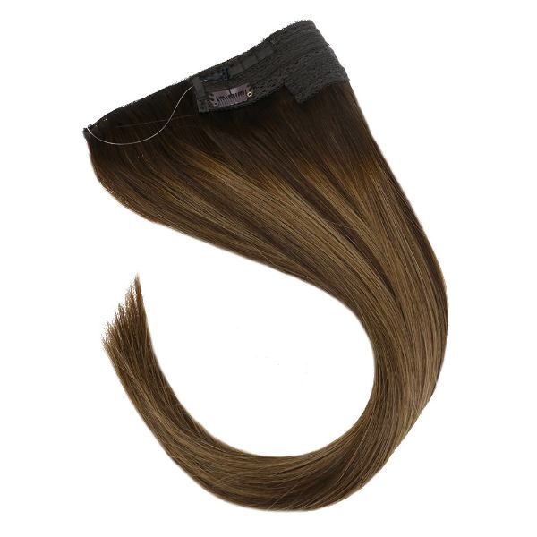 sunny hair extensions,flip in human hair,real hair halo for women, invisible crown hair extensions, halo hair extensions clip in, 100% healthy human hair,real human hair, easily apply, easily install