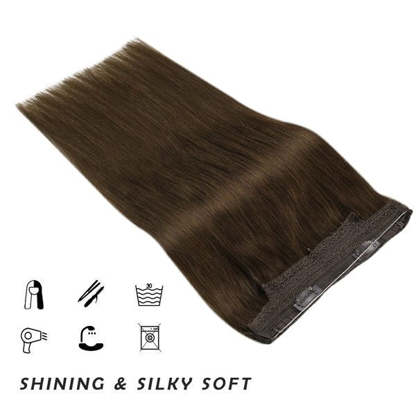 invisible hair extensions for thin hair, halo hair salon, crown hair extensions, halo hair studio, sunny hair extensions, sitting pretty halo hair, halo hair dye style,