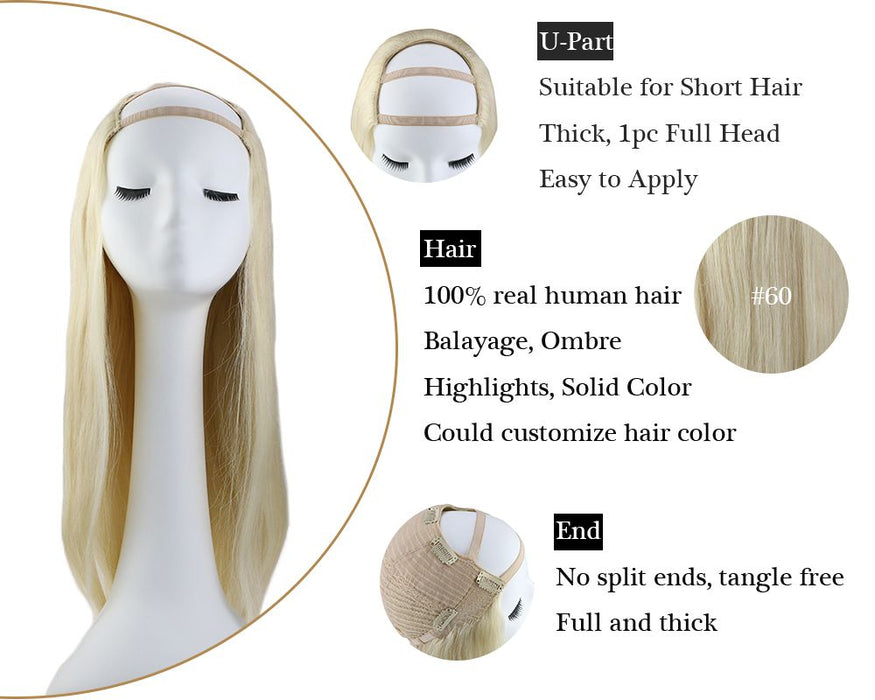 upart wig,u part wig human hair,u part install,natural hair upart wig,side part upart wig,best upart wig,unice upart wig,thin upart wig,upart bob wig,human hair upart wig,4c upart wig,natural upart wig,upart wig styles,Sunny Human Hair, U Part Human Hair Wigs, Clip in Half Lace Wig, 100% human hair wigs, good quality, healthy texture,free tangle,professional hair brand,weft hair