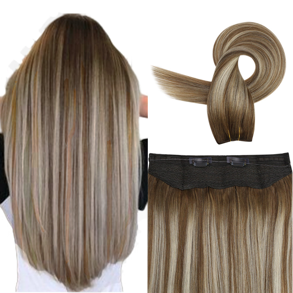 Easily Install Easily Remove High Quality Hair Permanent Halo Hair