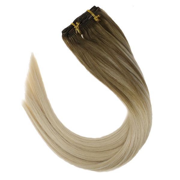 seamless hair extensions clip in clip in weave 100% healthy human hair real human hair easily apply easily install easily remove quality hair